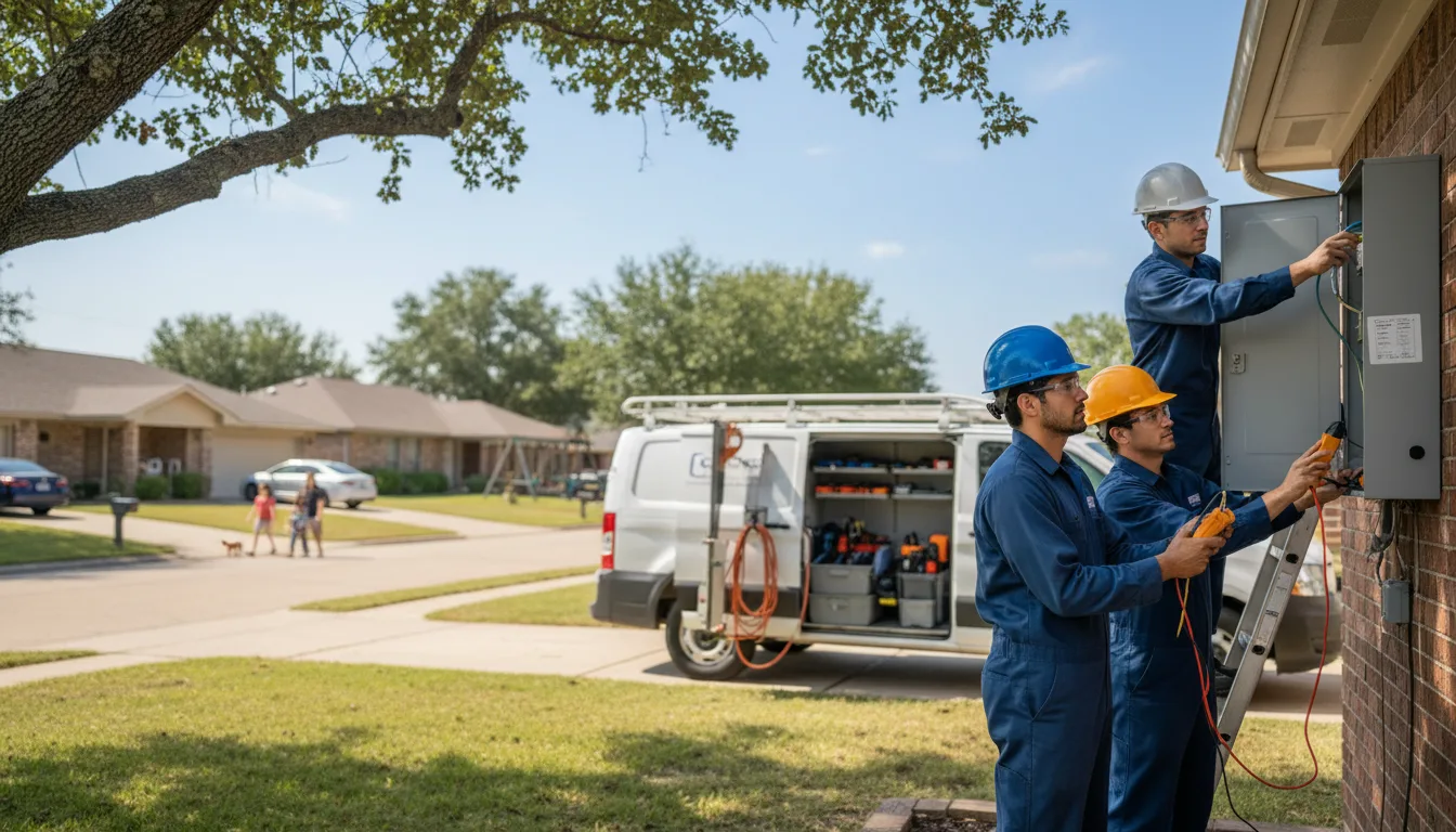 Certified electrician providing emergency electrical services in West Burlington, NY